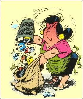 Femme de mnage qui subit les gaffes quotidiennes ...