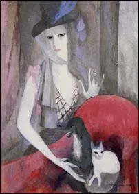 Qui a peint Femme au chien et au chat ?