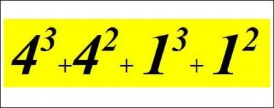 Que vaut l'expression suivante ?