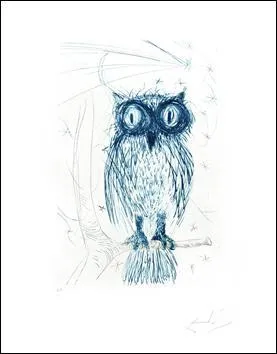 Qui a peint la chouette bleue ?