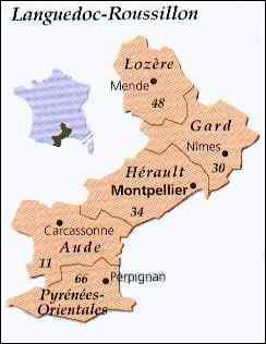 Combien de dpartements y a-t-il en Languedoc-Roussillon ?