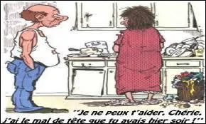 Que dit-on d'un homme qui, pour tre  son aise, a retir ses beaux vtements ou sa veste ?