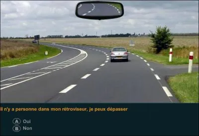 Il n'y a personne dans mon rtroviseur, je peux dpasser ?