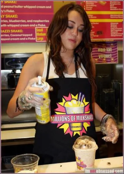 Quel est le milk shake prfer de Miley ?