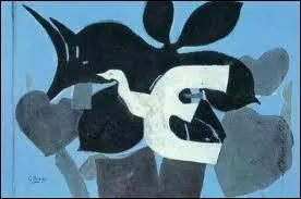 Qui a peint Oiseau blanc dans les feuillages ?