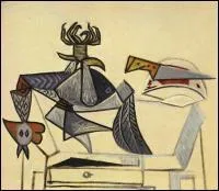 Qui a peint Coq et couteau ?