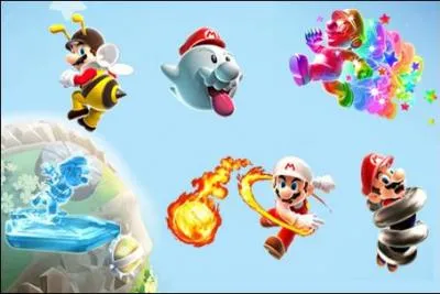 Le(s)quel(s) n'est/ne sont pas une des transformations de Mario ?