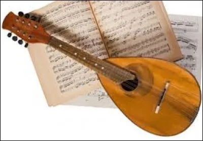 M : La mandoline est un petit luth originaire d'Italie. Quand elle ne fait pas de musique, elle peut être...
