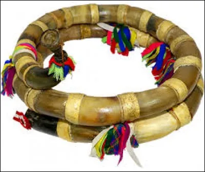 W : (Je n'en peux plus de ces noms d'instruments ! Vous devez être aussi épuisé que moi ! )... Le wakrapuku est une trompe originaire...