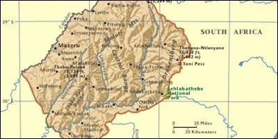 Au sein de quel Etat africain le Lesotho est-il enclav&eacute; ?