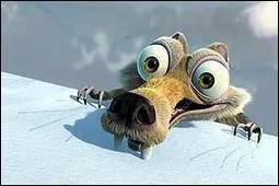 Ecureil prhistorique, que l'on retrouve dans la trilogie ' L'Age de Glace'.