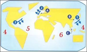 A quelle faade maritime correspond le numro 3 ?