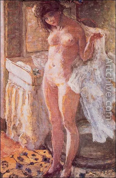 Qui a peint Dans le cabinet de toilette ?