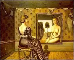 Qui a peint Femme au miroir ?