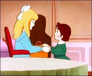 Sous la surveillance de Mlle Rougemont, gouvernante de la famille fortune chez qui elle habite, la petite montagnarde doit tenir compagnie  sa cousine paralyse. Comment s'appelle celle-ci ?