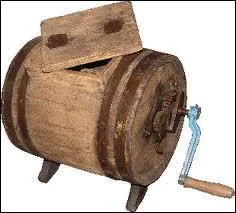 Si l'on bat de la crme dans une baratte, que va-t-on obtenir ?