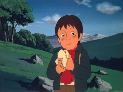 Le duo part  la recherche de la mre du jeune garon accompagn d'un tout petit chien trs gaffeur. Quel est son nom ?