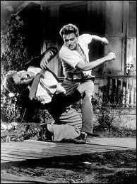 Quel ralisateur amricain lui offre son 1er grand rle dans le film 'A l'Est d'Eden' ?