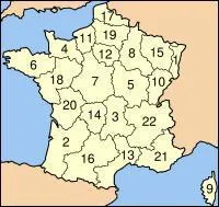 A quelle rgion correspond le numro 14 ?