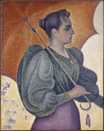 Qui a peint Femme  l'ombrelle ?