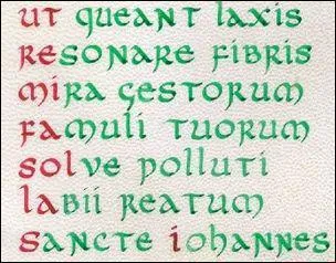 A qui doit-on l'origine du nom des notes ?