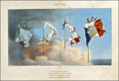 Le drapeau tricolore, dessin par Jacques Louis David, ne prend sa forme dfinitive que le 15 fvrier 1794 par la Convention Nationale. Pourquoi les bandes bleu, blanc et rouge sont-elles verticales ?