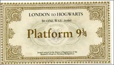 Qui Harry rencontre-t-il sur la voix 9 3/4 ?