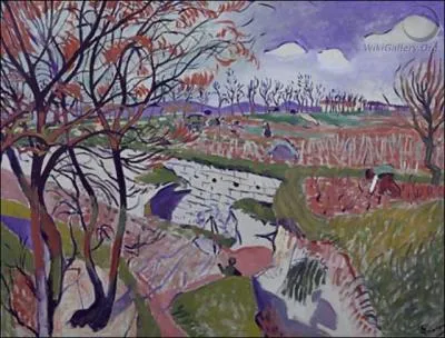 Qui a peint Les vignes au printemps ?