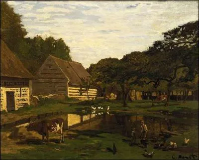 Qui a peint Cour de ferme en Normandie ?