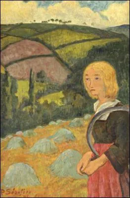Qui a peint Jeune bretonne au foin ?