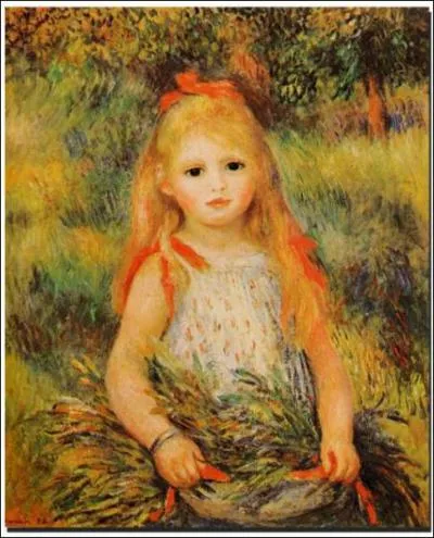 Qui a peint Petite fille  la gerbe de bl ?