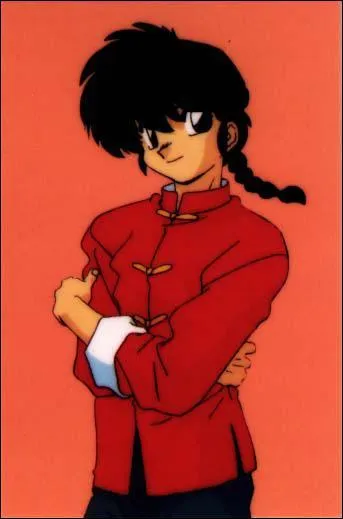 Au contact de l'eau, Ranma se transforme en ... . ?