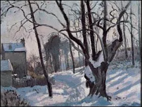 Qui a peint Neige  Louveciennes ?