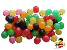 Combien y a-t-il de sortes de couleurs de dragibus chez Haribo ?