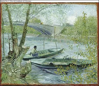 'La pche au printemps' a-t-elle t peinte par Van Gogh ?