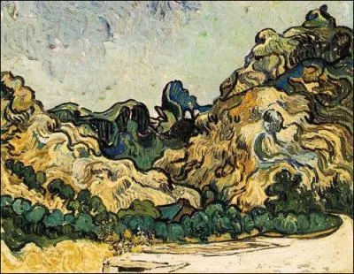 Van Gogh a-t-il peint 'collines  saint Rmy' ?