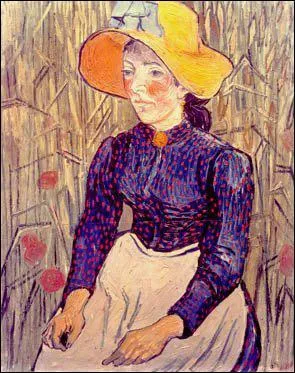 Cette 'jeune paysanne assise' a-t-elle t peinte par Van Gogh ?