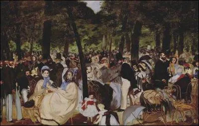 Qui a peint La musique aux tuileries ?