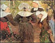 Qui a peint La danse des quatre bretonnes ?