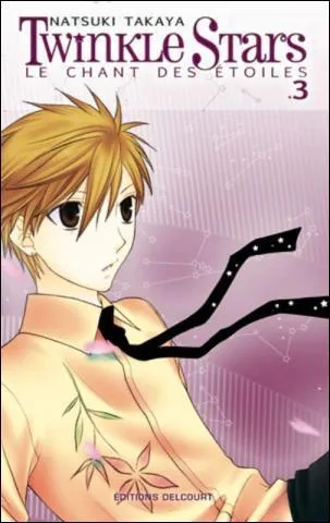 Quel est le nom du personnage sur la couverture du tome 3 de Twinkle stars ?