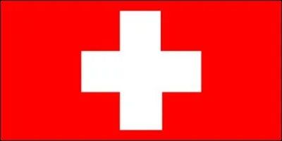 Quel drapeau européen représente une croix blanche sur fond rouge ?