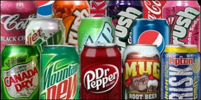 Quel gaz est contenu dans les boissons gazeuses ?