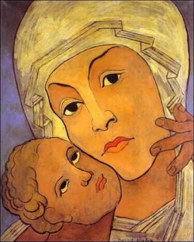 Qui a peint La vierge et l'enfant ?