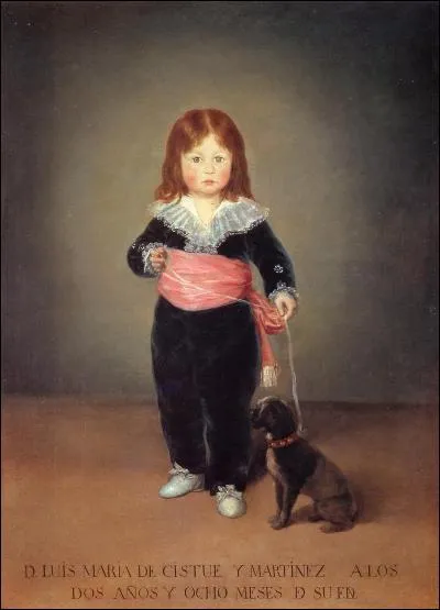 Qui a peint Portrait de Luis Maria de Cistu ?