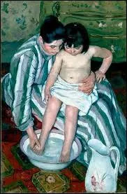 Qui a peint Enfant au bain ?