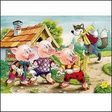 Qui a crit Les trois petits cochons, conte repris par Walt Disney ?