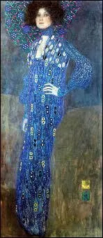 Qui a peint Emilie Floge dans une robe japonaise ?