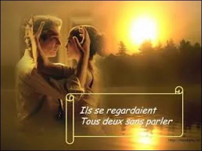 ''La mer sans arrêt roulait ses galets / Les cheveux défaits ils se regardaient / Dans l'odeur des pins, du sable et du thym'' ... ''Deux enfants au SOLEIL'' n'a pas été chanté par...