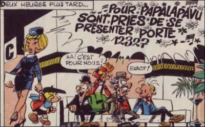 Interfrence dans les BD : Qui Spirou et Fantasio croisent-ils  l'aroport ?