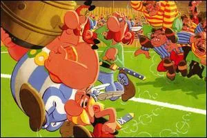 Quel est ce sport typiquement breton, est dcouvert par Astrix et Oblix, lors de leur priple en Grande-Bretagne ?